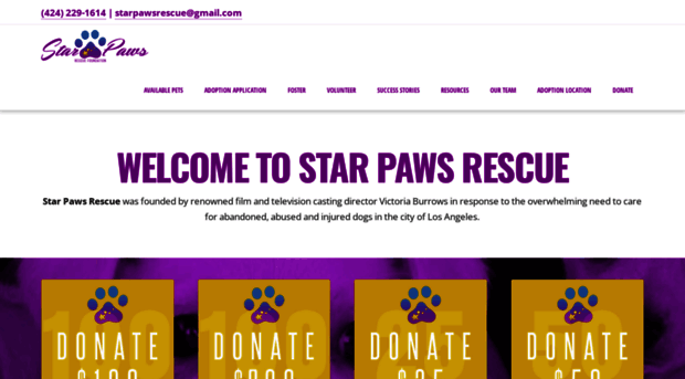 starpawsrescue.org