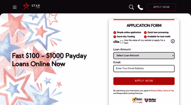 starpaydayloans.com