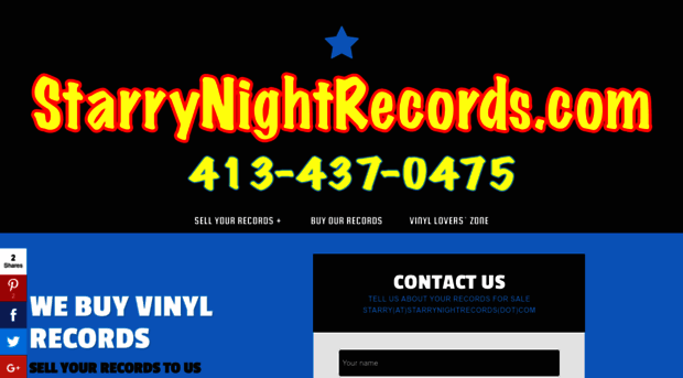 starrynightrecords.com