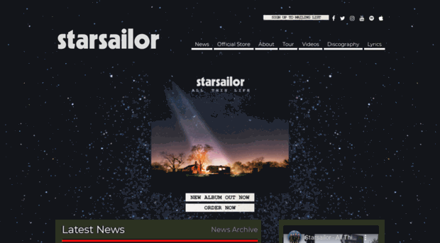 starsailorband.co.uk