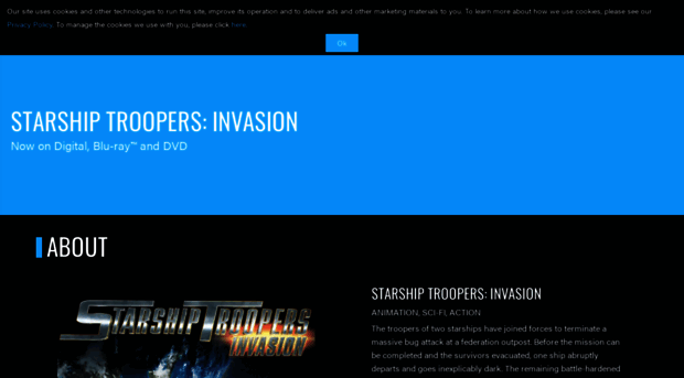 starshiptroopersinvasion-movie.com