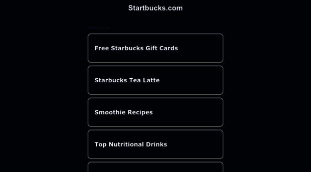 startbucks.com