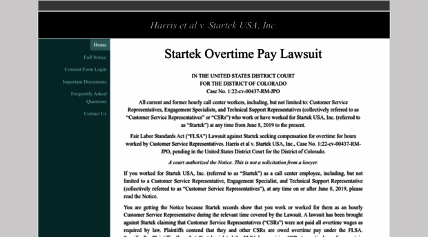 startekovertimepaylawsuit.com