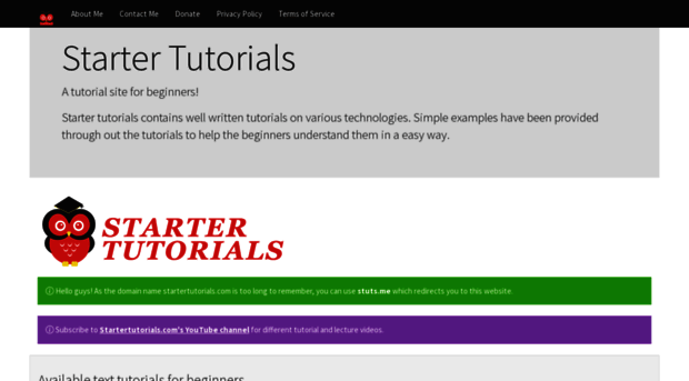 startertutorials.com