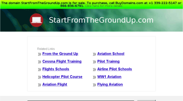 startfromthegroundup.com