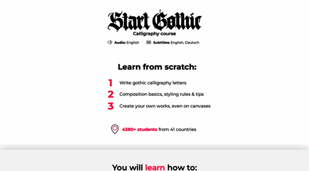 startgothic.com