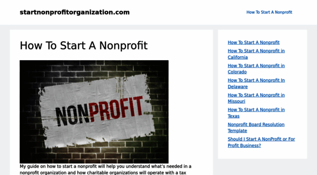 startnonprofitorganization.com