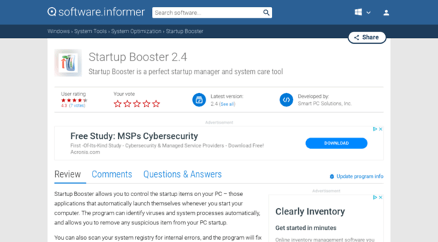 startup-booster.software.informer.com