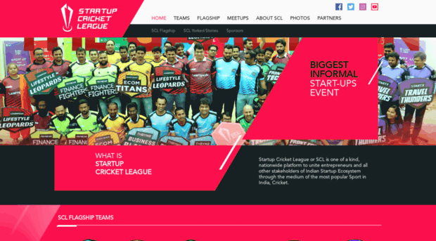 startupcricketleague.com