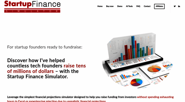 startupfinancesimulator.com