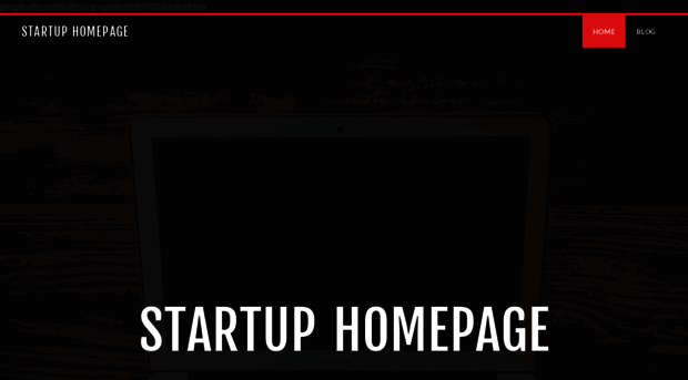 startuphomepage.com