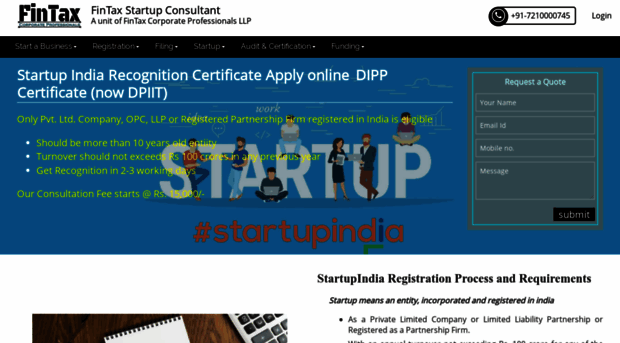 startupindiarecognition.com