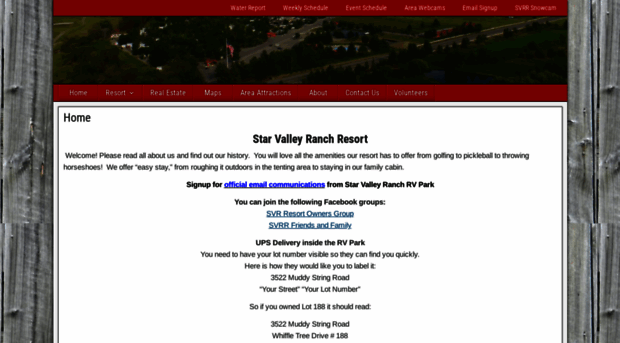 starvalleyranchresort.com