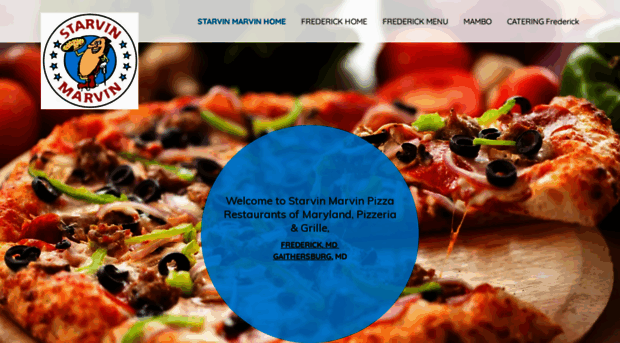 starvinmarvinspizza.com