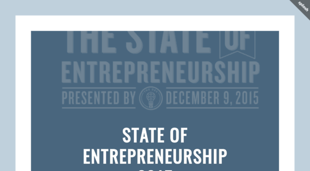 stateofentrepreneurship2015.splashthat.com