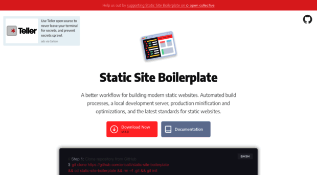 staticsiteboilerplate.com