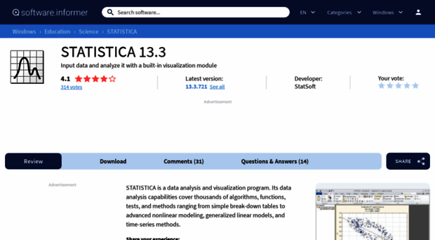 statistica.software.informer.com