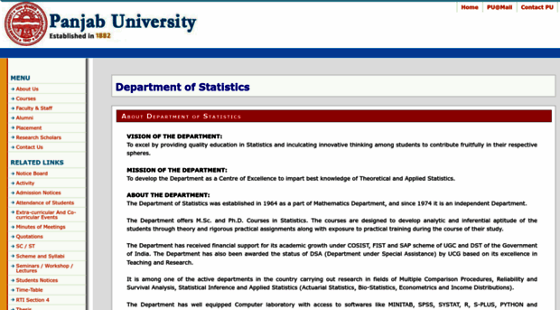 statistics.puchd.ac.in