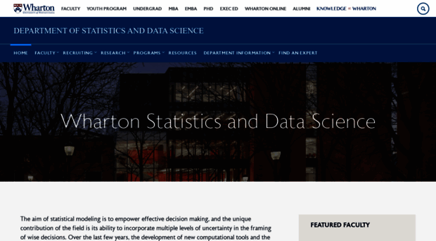 statistics.wharton.upenn.edu