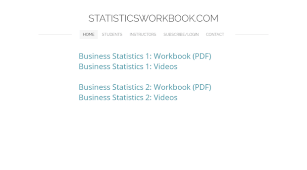 statisticsworkbook.com