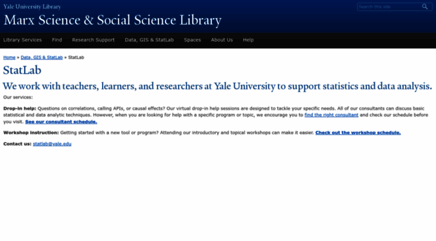 statlab.stat.yale.edu