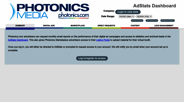 stats.photonics.com