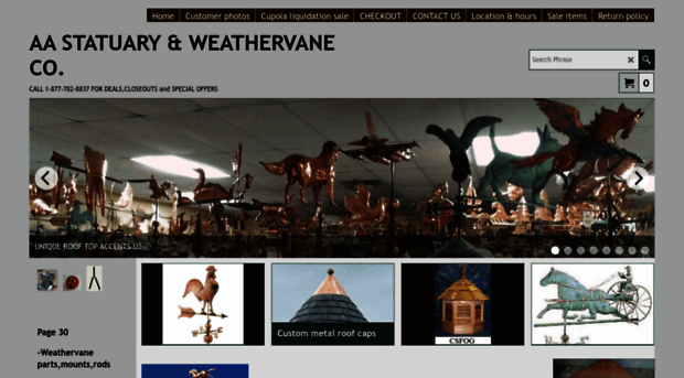 statuary-weathervane.com