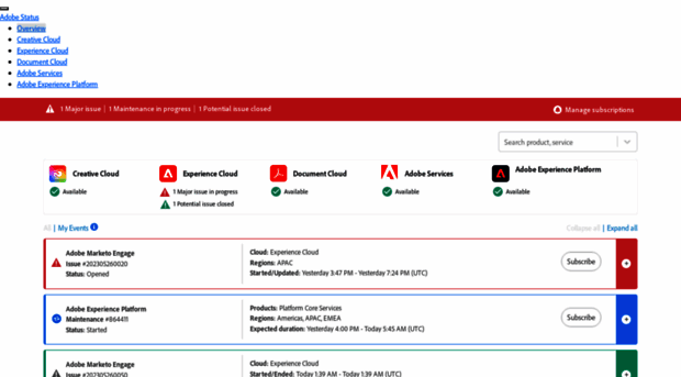 status.acrobat.com
