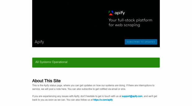 status.apify.com