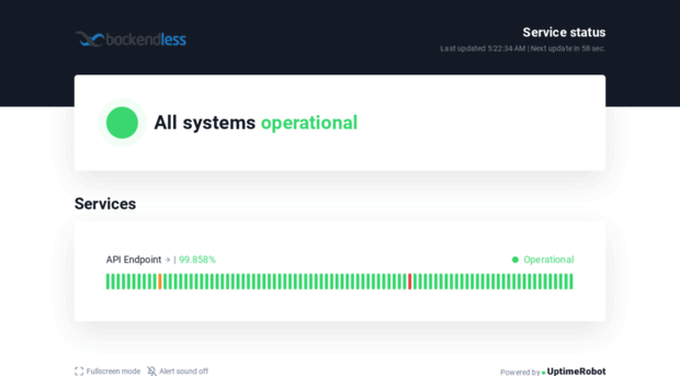 status.backendless.com