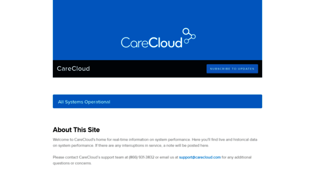 status.carecloud.com