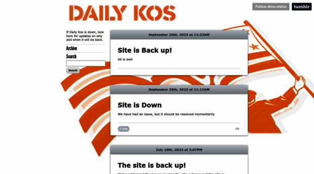 status.dailykos.com