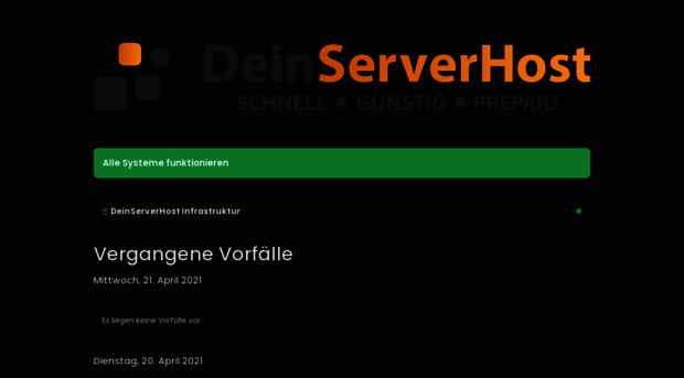 status.deinserverhost.de