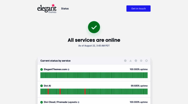 status.elegantthemes.com