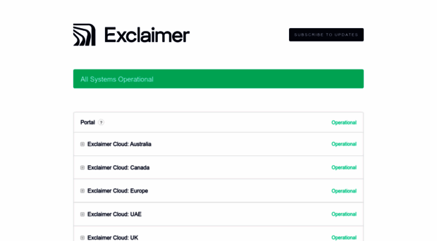 status.exclaimer.com