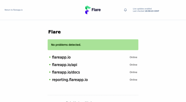 status.flareapp.io