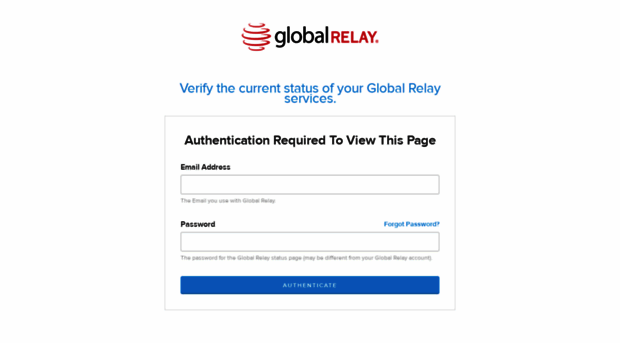 status.globalrelay.com