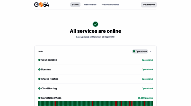 status.go54.com