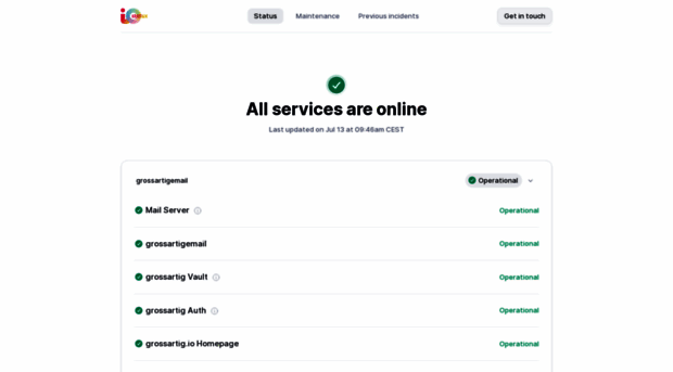 status.grossartig.io