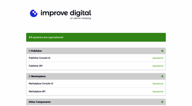 status.improvedigital.com