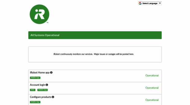 status.irobot.com