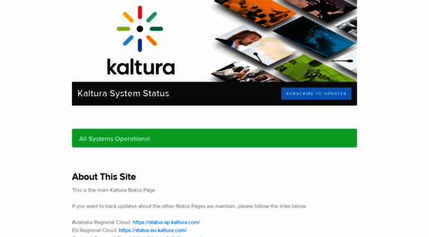 status.kaltura.com