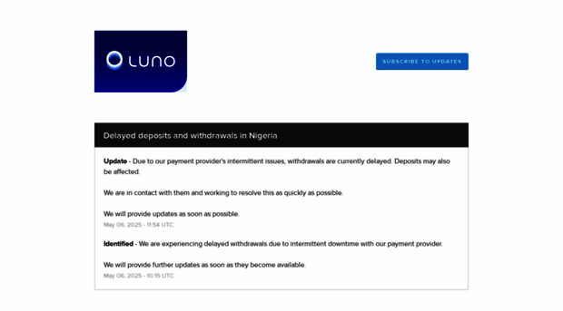 status.luno.com