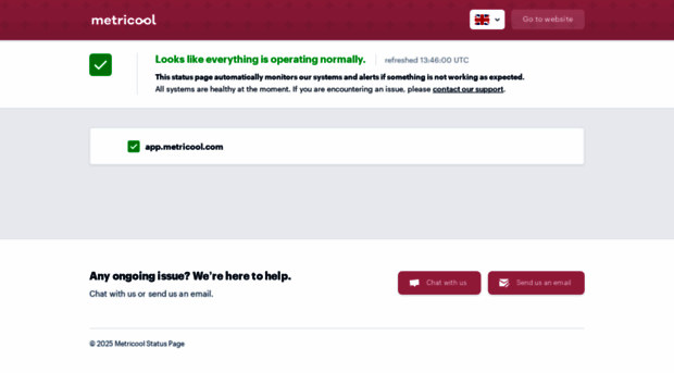 status.metricool.com