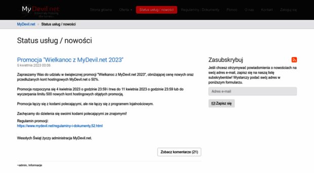 status.mydevil.net