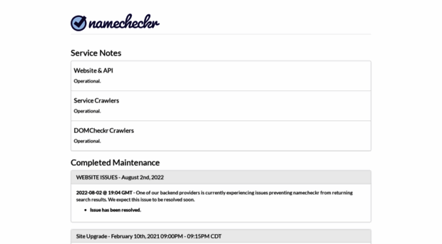 status.namecheckr.com