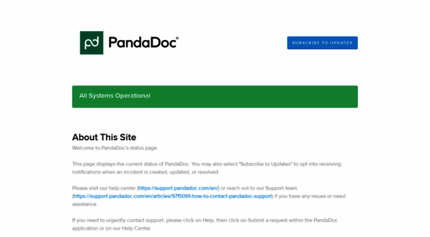 status.pandadoc.com