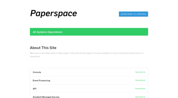 status.paperspace.com