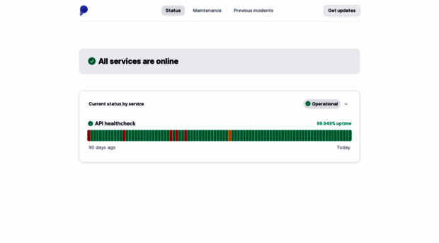 status.plausible.io