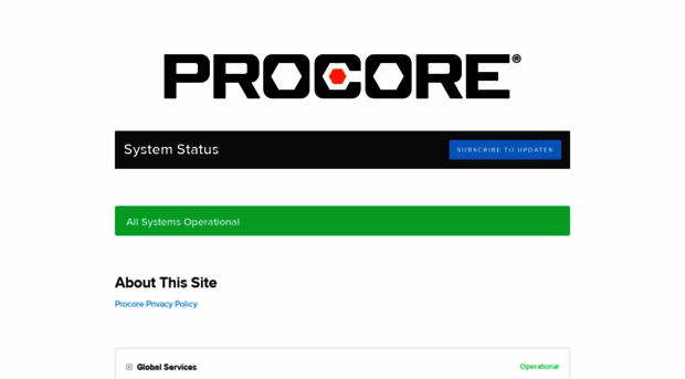 status.procore.com